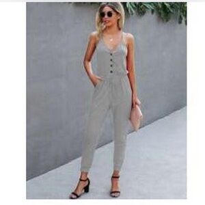 SHEIN Women's Gray Jumpsuit